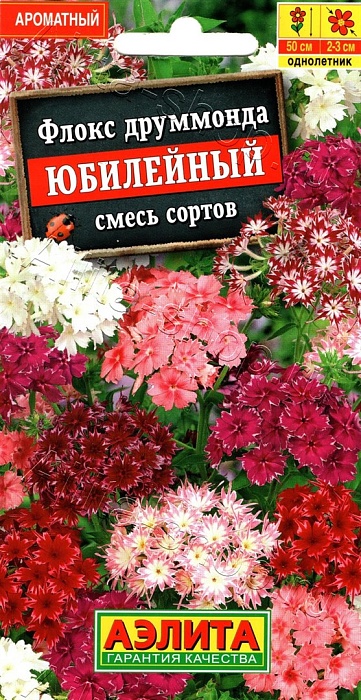 картинка Флокс Юбилейный, смесь окрасок 0,2г ц/п (Аэлита) магазин Одежда+ являющийся официальным дистрибьютором в России 