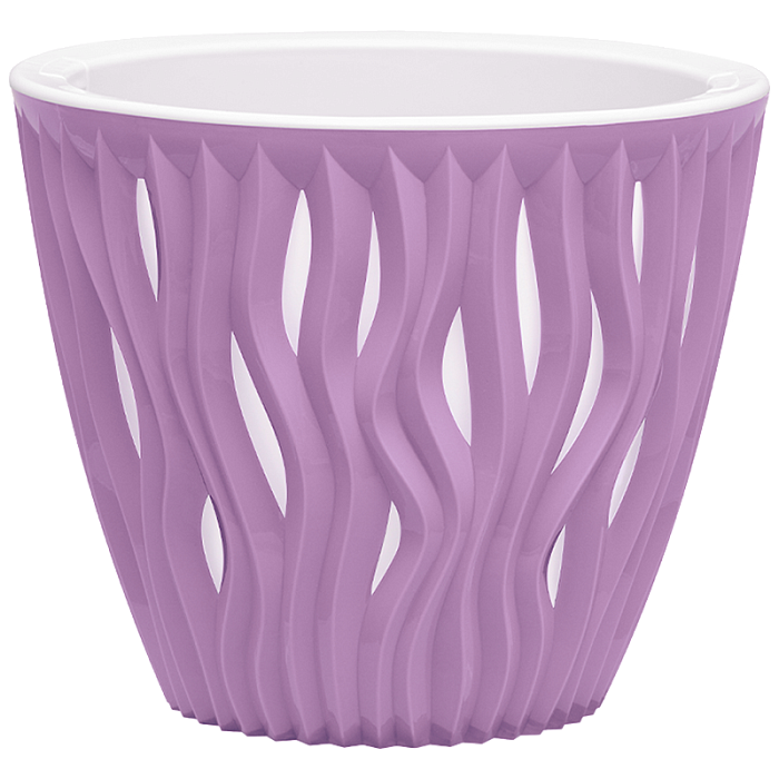 картинка Кашпо Вдохновение 2,25л Лаванда КШ-5414 (ВМС) магазин Одежда+ являющийся официальным дистрибьютором в России 