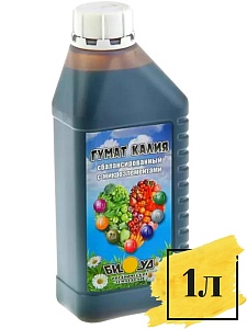 Гумат калия с микроэлементами БИУД 1л (Тонэкс) 4/32 на 500л воды