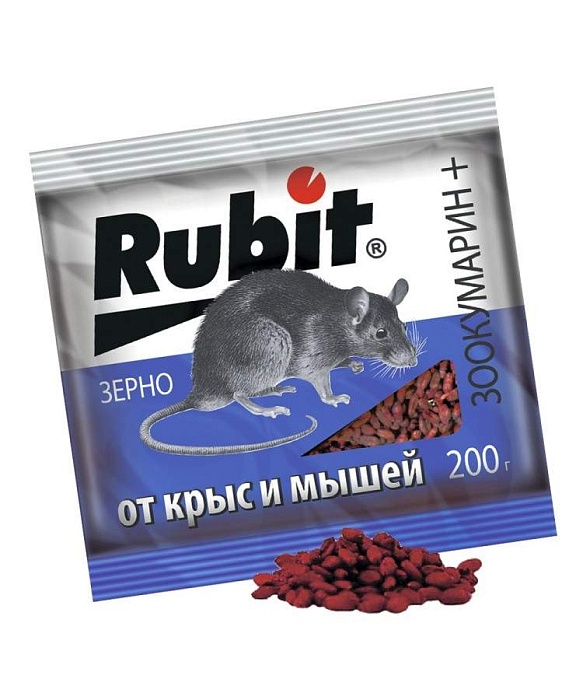 картинка Зоокумарин+ зерно 200г Рубит *(Летто) 5/30 магазин Одежда+ являющийся официальным дистрибьютором в России 