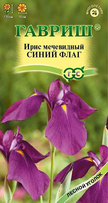 картинка Ирис мечевидный Синий флаг 3шт ц/п (Гавриш) магазин Одежда+ являющийся официальным дистрибьютором в России 