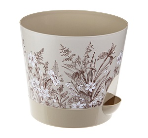 Кашпо Ника 15 с/п 1,6л Нарцисс М3077 (М пласт)