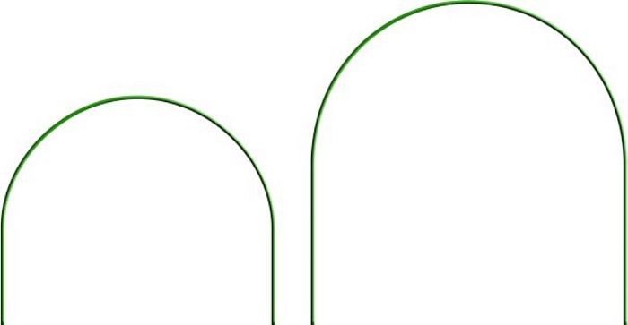 картинка Дуги парниковые 3м h=1,2м d=10мм 6шт (Лана Сад) магазин Одежда+ являющийся официальным дистрибьютором в России 