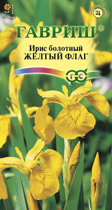 картинка Ирис болотный Желтый Флаг 3шт ц/п (Гавриш) магазин Одежда+ являющийся официальным дистрибьютором в России 