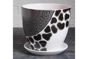 Горшок керамич Леопард 1,65л (Беларусь)