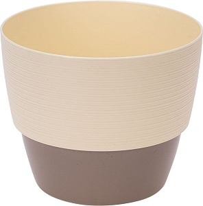 Кашпо Валенсия с прикреп.поддоном 2,5л цветное (АгроП)