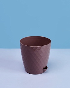 Кашпо Румба 1л Мокко (ПластАвеню) 2/30